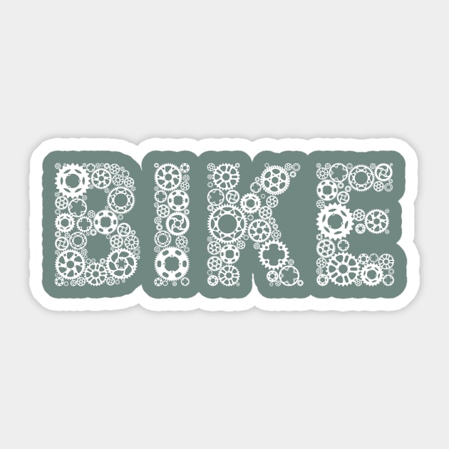 BIKE With Chainrings Sticker by NeddyBetty